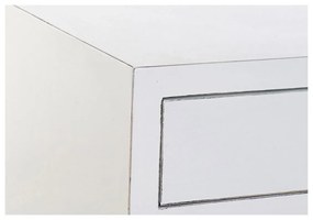 Σκευοθήκη DKD Home Decor Kamakura Λευκό Χρυσό Μέταλλο Λεύκες 150 x 50 x 80 cm (150 x 50 x 80 cm)