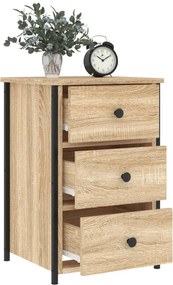 vidaXL Κομοδίνο Sonoma Δρυς 40 x 36 x 60 εκ. από Επεξεργασμένο Ξύλο