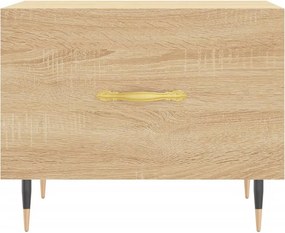 vidaXL Τραπεζάκια Σαλονιού 2 τεμ Sonoma Δρυς 50x50x40 εκ Επεξ. Ξύλο