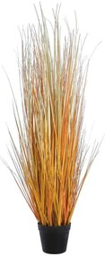 Τεχνητό Φυτό Buchanan's Sedge Grass 20115 Φ40x120cm Orange-Yellow GloboStar PVC