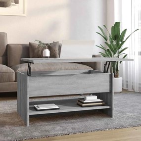 vidaXL Τραπεζάκι Σαλονιού Γκρι Sonoma 80x50x40 εκ.Επεξεργασμένο Ξύλο