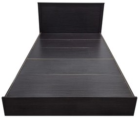 Κρεβάτι Athos pakoworld σε wenge απόχρωση 140x200εκ