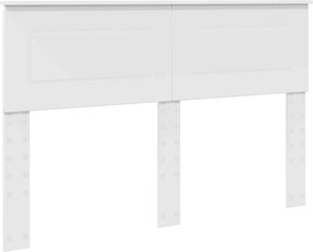 vidaXL Σκελετός Κρεβατιού Λευκό 150 x 200 cm Επεξεργασμένο ξύλο