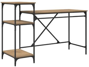 vidaXL Γραφείο Artisan Oak 135 x 50 x 90 cm Επεξεργασμένο ξύλο