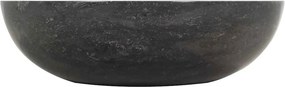 vidaXL Νιπτήρας Μαύρος 40 x 12 εκ. Μαρμάρινος