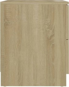 vidaXL Κομοδίνο Χρώμα Sonoma Δρυς 40 x 40 x 50 εκ. από Μοριοσανίδα