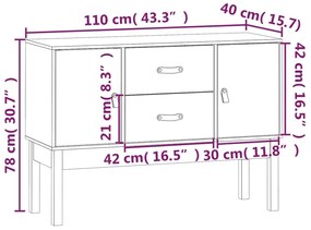 ΣΥΡΤΑΡΙΕΡΑ ΓΚΡΙ 110X40X78 ΕΚ. ΑΠΟ ΜΑΣΙΦ ΞΥΛΟ ΠΕΥΚΟΥ 823526