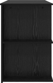 vidaXL Γραφείο με ράφι Μαύρη δρυς 140 x 50 x 75 εκ. Επεξεργασμένο ξύλο
