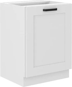 Επιδαπέδιο ντουλάπι Nelor 60 D 1F BB-Λευκό