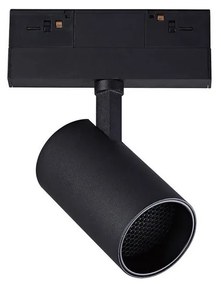 Σποτ Μαγνητικής Ράγας Κυψελωτό Kona VK/04376/B/HC/15 48V LED 13W 3000K 1304lm 24° CRI>90 IP20 Dimmable Black VKLed