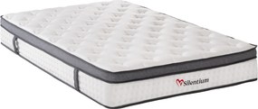 ΣΤΡΩΜΑ ΔΙΠΛΟ SILENTIUM HM749.05 POCKET SPRINGS--ΛΕΥΚΟ 150x200x30Υεκ.