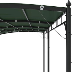 vidaXL Κιόσκι 6 x 3 x 2,55 m Πράσινο