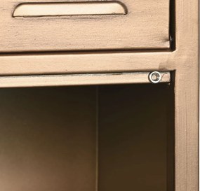 Σιφονιέρα Home ESPRIT Χρυσό Μέταλλο Loft 40 x 34 x 139 cm