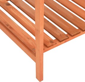 vidaXL Γλάστρα Βοτάνων 80 x 60 x 80 εκ. από Μασίφ Ξύλο Ελάτης