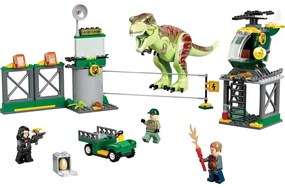 Η Απόδραση Του Δεινόσαυρου T. Rex 76944 Jurassic World 140τμχ 4 ετών+ Multicolor Lego