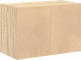 vidaXL Ντουλάπι με 2 συρτάρια Sonoma Δρυς 60x31x40 εκ. από Επεξ. Ξύλο