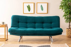 3-Seat Sofa-Bed Misa Small Sofabed - Petrol Green Petrol Green