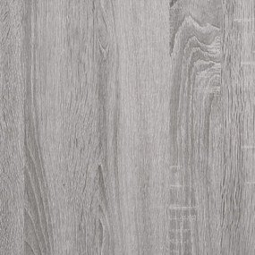 Ντουλάπι Γκρι Sonoma 80x33x70 εκ. από Επεξεργασμένο Ξύλο - Γκρι