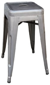 Σκαμπό Μπάρ Relix Metal Ε5193,6 43X43Χ67 cm Metal