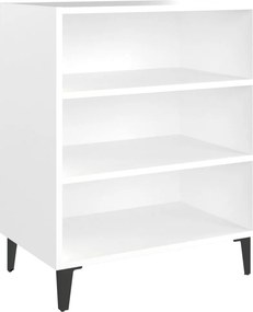 vidaXL Ραφιέρα Λευκή 57 x 35 x 70 εκ. από Μοριοσανίδα