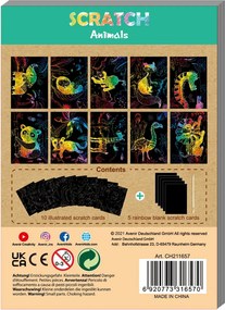 Ζωγραφική Scratch Avenir Forest Animals