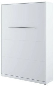 Κρεβάτι - ντουλάπα Concept Pro Lenart AH109, Διπλό, Άσπρο, 140x200, Πλαστικοποιημένη μοριοσανίδα, Τάβλες για Κρεβάτι, 155x237x217cm | Epipla1.gr