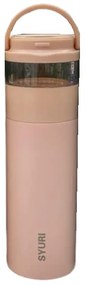 Φορητό παγούρι-θερμός ZF017 420ml Ροζ
