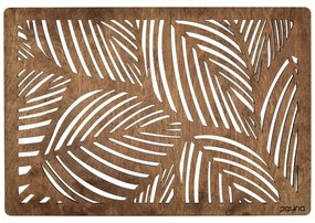 Σουπλά Plane (Σετ 4Τμχ) 790PYN1130 33x45cm Walnut Hermia Wood
