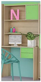 Savvidis Furniture  Γραφείο Παιδικο №3/Λαττε Λαχανί Φ100xΥ80xΒ55 BEST-30035