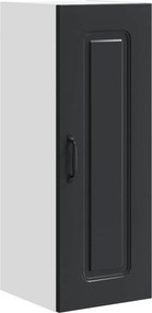 vidaXL Πάνελ πλυντηρίου πιάτων Kalmar 2 pcs Μαύρο Επεξεργασμένο Ξύλο
