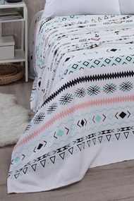 Stewehome Σετ σεντονιών πικέ διπλό για κρεβάτι Λευκό 200x230 cm