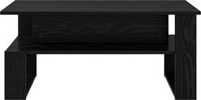 VidaXL Τραπεζάκι σαλονιού Μαύρη Οξυά 90 x 50 x 40 cm