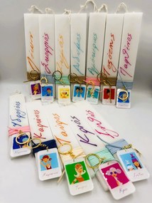 Ζώδια εκτυπωμένη λαμπάδα - Σετ Λαμπάδα και Αυγό