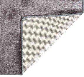 vidaXL Χαλί Πλενόμενο Γκρι 80 x 300 εκ.