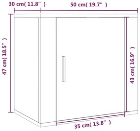 ΚΟΜΟΔΙΝΟ ΕΠΙΤΟΙΧΙΟ ΛΕΥΚΟ 50 X 30 X 47 ΕΚ. 816864