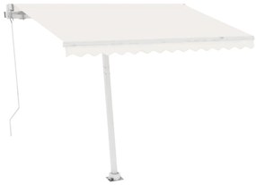 vidaXL Τέντα Αυτόματη Ανεξάρτητη Κρεμ 300 x 250 εκ.