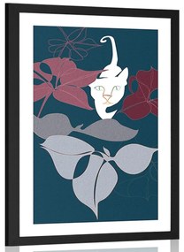 Αφίσα με πασπαρτού Περιπέτεια στη ζούγκλα - 40x60 white