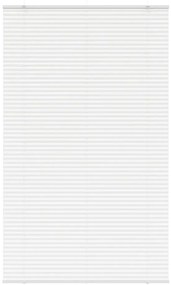 vidaXL Πλισέ περσίδα Λευκό 115x200 cm Πλάτος υφάσματος 114,4 cm