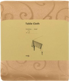 vidaXL Ύφασμα Τραπέζης Μπεζ 110 x 160 cm Ορθογώνιος
