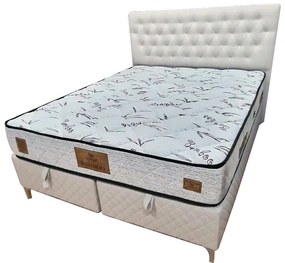 Κρεβάτι Delux με αποθηκευτικό χώρο 160x200 ύφασμα SB50