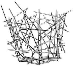Φρουτιέρα Blow up FC03 36x35x31,5cm Ανοξείδωτο Ατσάλι Silver με Δώρο 2 Δαχτυλίδια Πετσέτας Alessi Stainless Steel