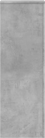 vidaXL Βάσεις Φυτών Γκρι Σκυρ. 33x33x100 εκ. Επεξεργασμένο Ξύλο