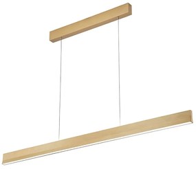 Φωτιστικό Οροφής - Ράγα Lee 4303300 LED 52W 2122Lm 117,5x150cm Gold Viokef