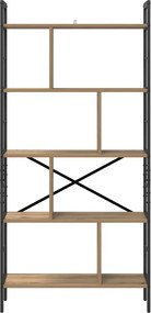 vidaXL Ράφι Βιβλίων 9 επιπέδων 75 x 30 x 156 εκ. Επεξεργασμένο ξύλο