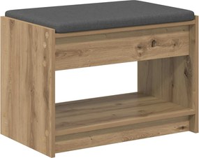 vidaXL Παγκάκι Χαλωρίου Τεχνίτικη Δρυς 63 x 38 x 45 εκ
