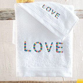 Παιδικές Πετσέτες (Σετ 2τμχ) Rythmos Love 500gsm
