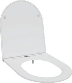 vidaXL Λεκάνη Λευκό 47 x 36 x 3,4 εκ Δυροπλάστ