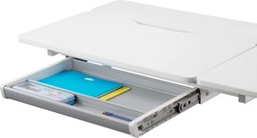 BRATECK παιδικό γραφείο E603, ρυθμιζόμενο, 100x60x54~76cm, λευκό