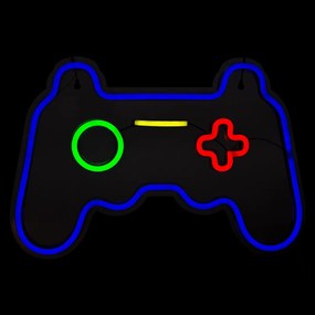 Διακοσμητικό Φωτιστικό Τοίχου LED Με USB A-S Game Controller 205957