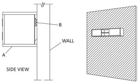 ΈΠΙΠΛΟ ΤΗΛΕΟΡΑΣΗΣ ΕΠΙΤΟΙΧΙΟ 135 X 30 X 30 ΑΠΟ ΜΑΣΙΦ ΞΥΛΟ TEAK 289085